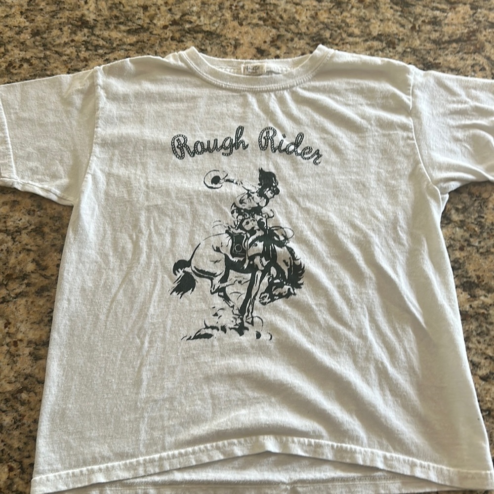 Brandy Melville “Rough Rider” Baby tee